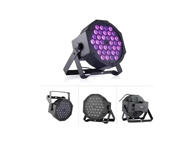 &u++ PROYECTOR LASER LUZ PROTON 36 LED VIOLETA P-UV36P